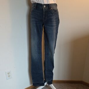 White House Black Market Dark Blue Slim Leg Jeans